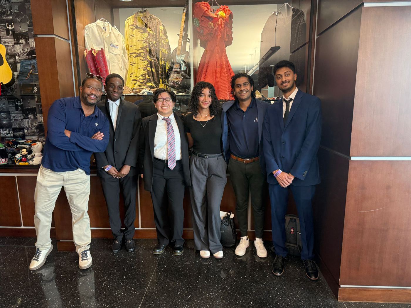 Team A with Professor John Tobias